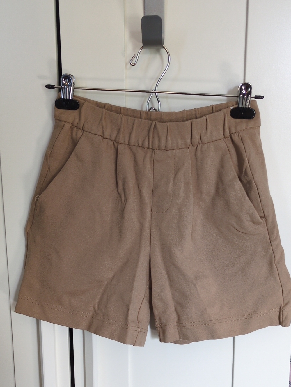 Comfort Stretch Tan Bermuda Shorts for Women